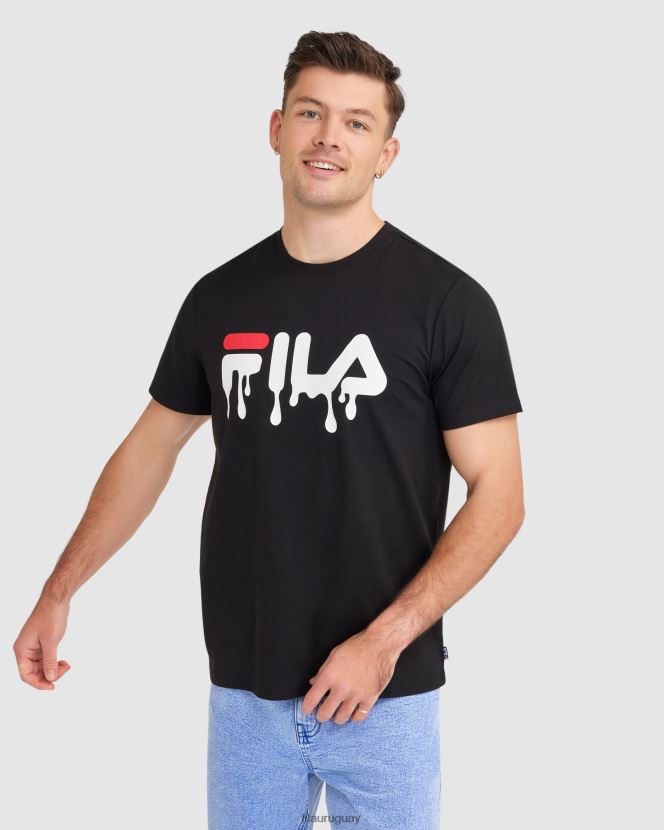 negro FILA camiseta fila matthew hombre negra 6L8PR22401