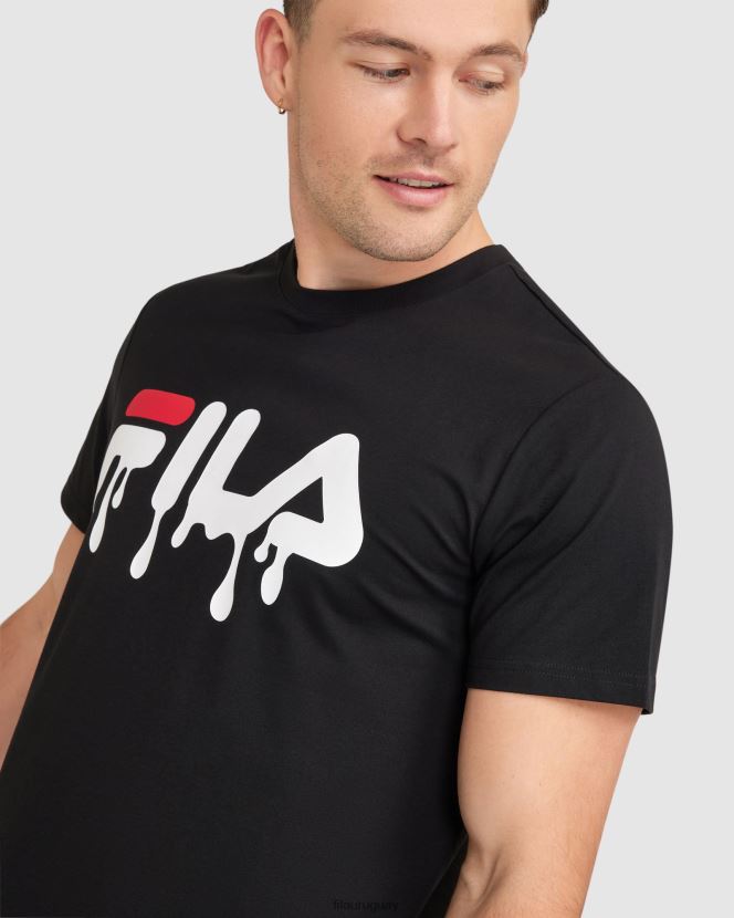negro FILA camiseta fila matthew hombre negra 6L8PR22401