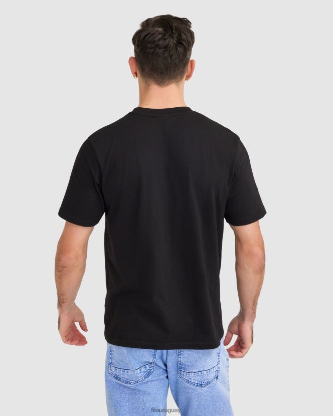 negro FILA camiseta fila negra valor hombre 6L8PR22320