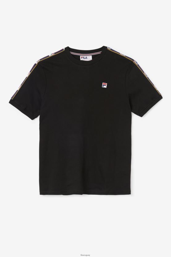 negro FILA camiseta fila oliver negra 6L8PR2296