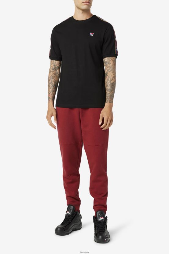 negro FILA camiseta fila oliver negra 6L8PR2296