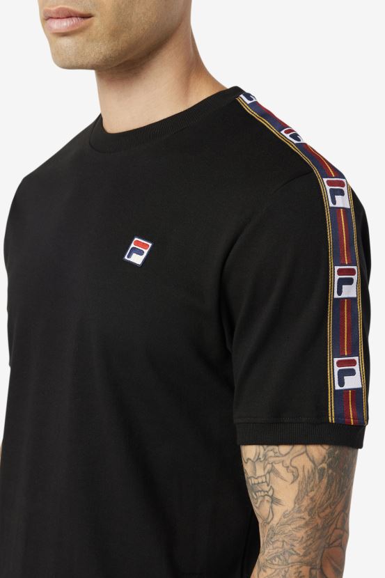 negro FILA camiseta fila oliver negra 6L8PR2296