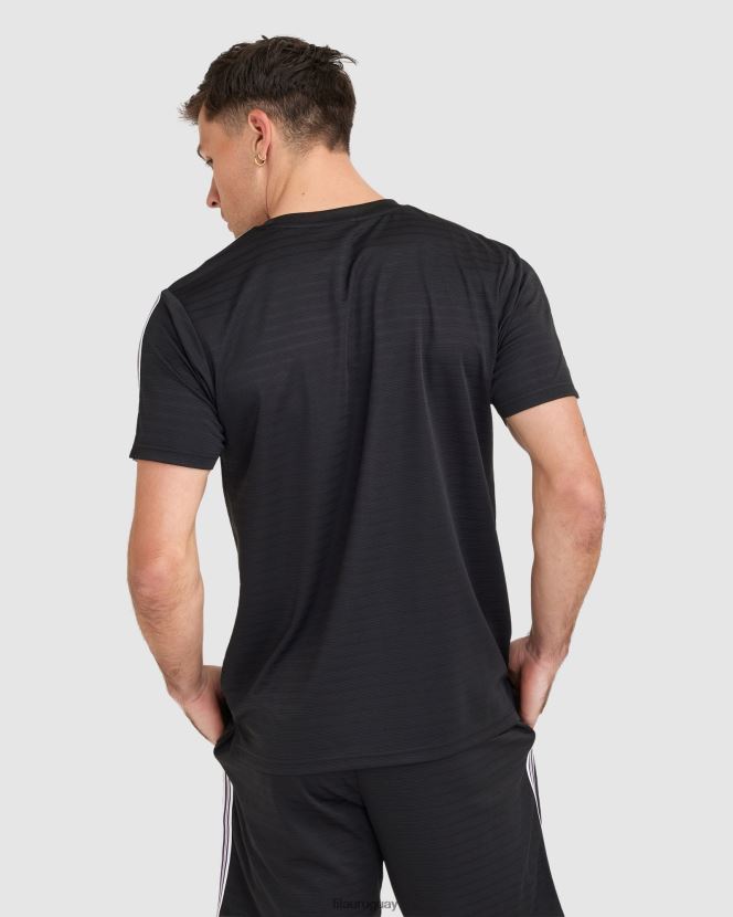 negro FILA camiseta fila pablo hombre negra 6L8PR22335