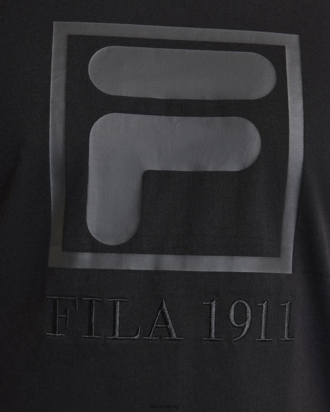 negro FILA camiseta fila sahand negra para hombre 6L8PR22406