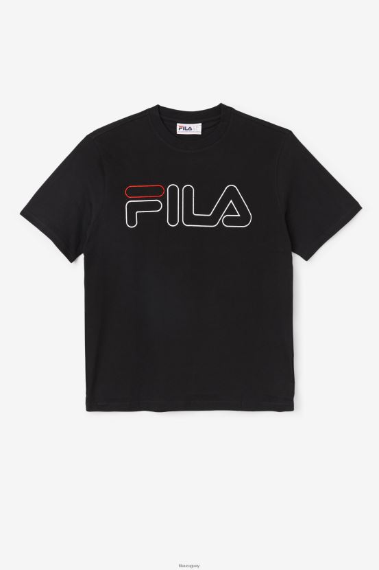 negro/blanco/rojo FILA camiseta fila negra/blanca/roja 6L8PR2276