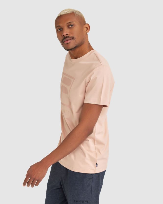 nuez FILA camiseta fila sahand para hombre nogal 6L8PR22405