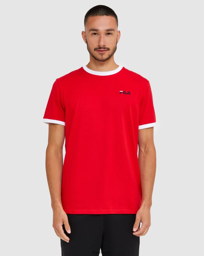 rojo FILA Camiseta fila roja clásica para hombre 6L8PR22482