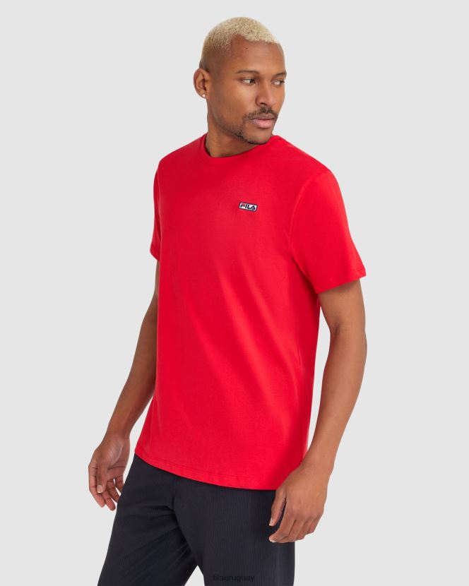 rojo FILA camiseta fila cian roja para hombre 6L8PR22413