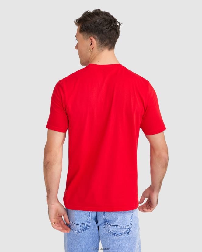 rojo FILA camiseta fila roja hombre shaw 6L8PR22322
