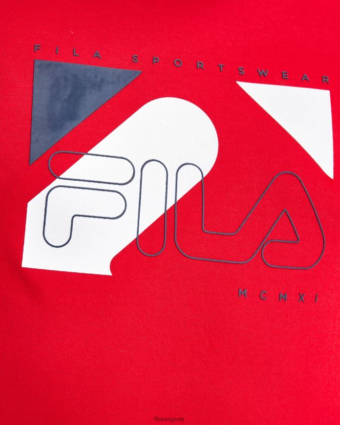 rojo FILA camiseta fila roja hombre shaw 6L8PR22322