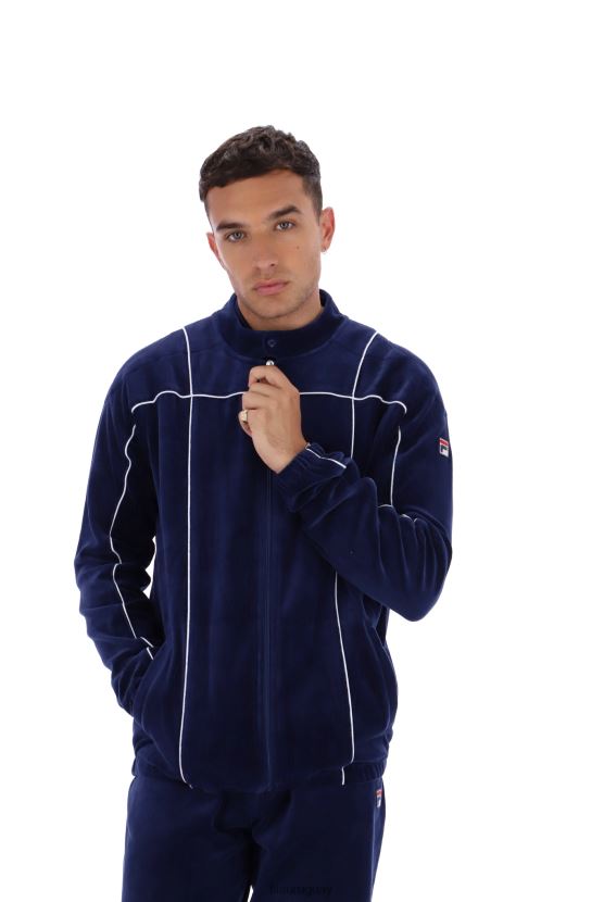 FILA fila colmillo clásico velour track top 6L8PR23329