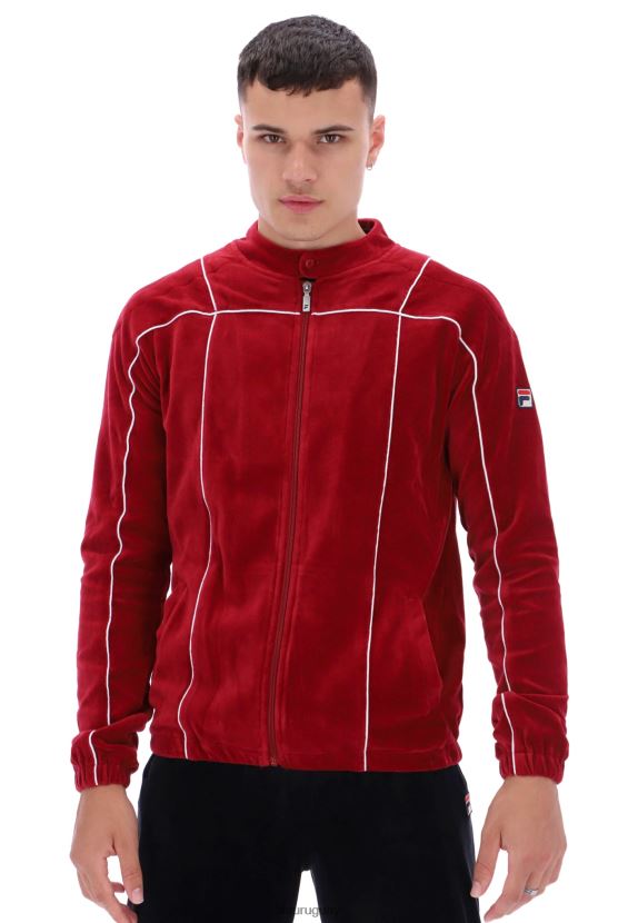 FILA fila tusk classic velour track top 6L8PR23322