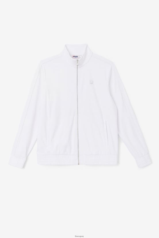 blanco FILA chaqueta fila deverall velour blanca 6L8PR2813