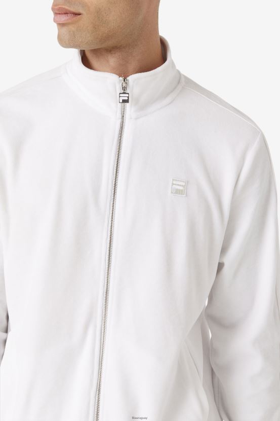 blanco FILA chaqueta fila deverall velour blanca 6L8PR2813