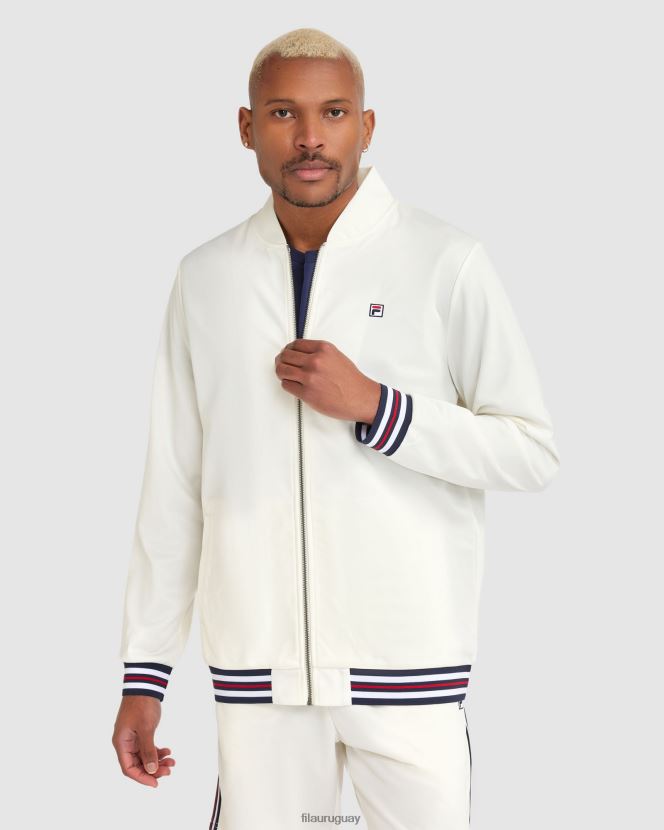 blanco FILA chaqueta fila wyatt hombre blanca 6L8PR22383