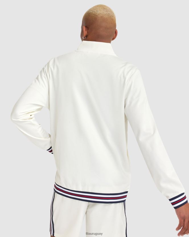 blanco FILA chaqueta fila wyatt hombre blanca 6L8PR22383