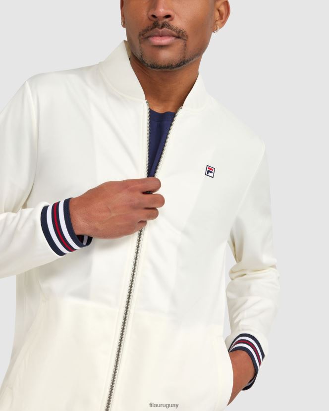 blanco FILA chaqueta fila wyatt hombre blanca 6L8PR22383