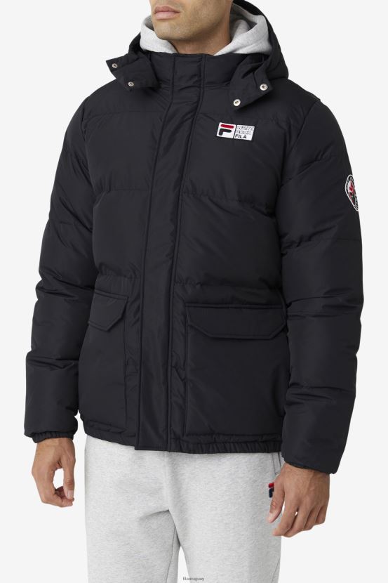 negro FILA chaqueta acolchada otler fila negra 6L8PR2788
