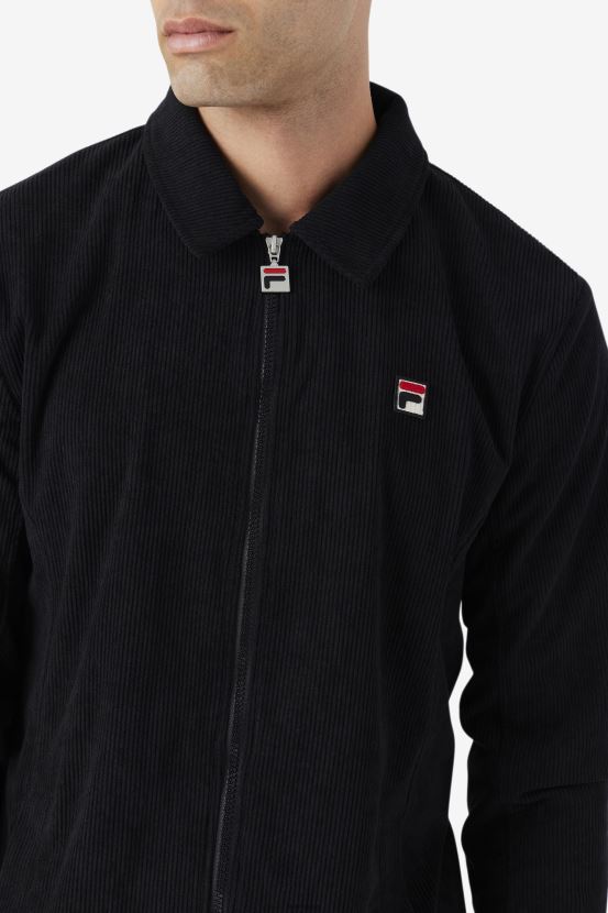 negro FILA chaqueta fila negra 6L8PR2888