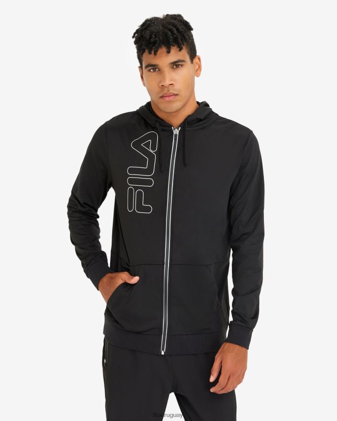 negro FILA chaqueta fila negra hombre luca 6L8PR22646