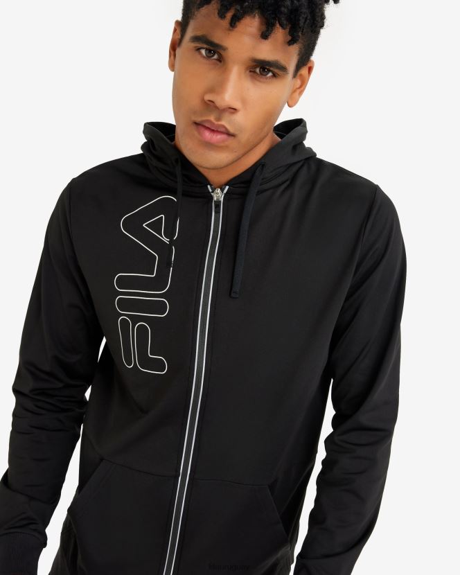 negro FILA chaqueta fila negra hombre luca 6L8PR22646