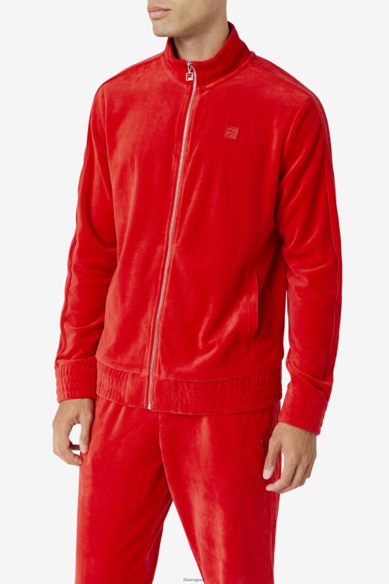 rojo FILA chaqueta fila deverall velour roja 6L8PR2817