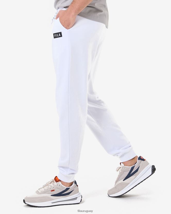 blanco FILA pantalón fila blanco unisex arlo 6L8PR22662