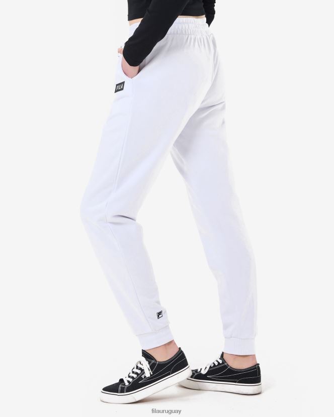 blanco FILA pantalón fila blanco unisex arlo 6L8PR22662