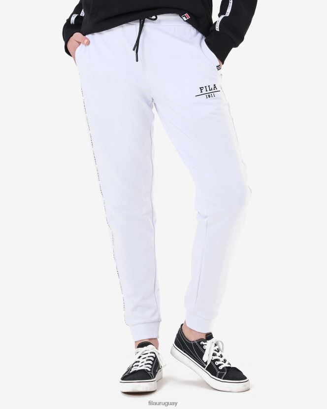blanco FILA pantalón fila unisex urbano blanco 6L8PR22665