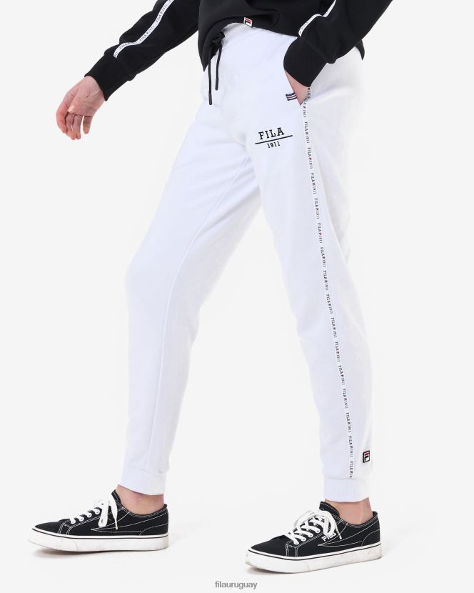 blanco FILA pantalón fila unisex urbano blanco 6L8PR22665