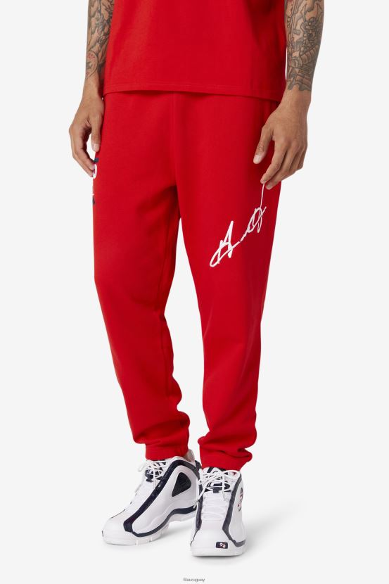 rojo FILA pantalon fila Grant Hill Orson rojo 6L8PR2591