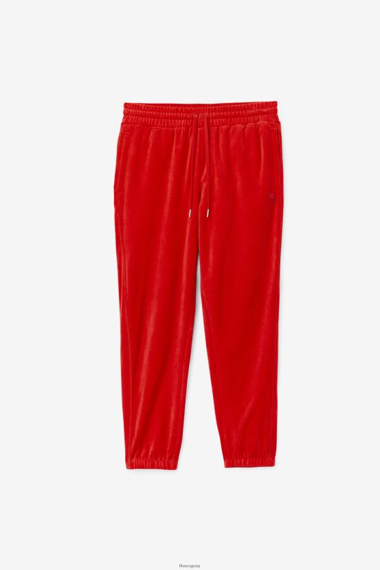 rojo FILA pantalon fila velour rojo 6L8PR2576