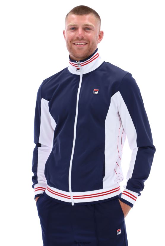 FILA manne settanta inspirado moda zip top fila 6L8PR23312