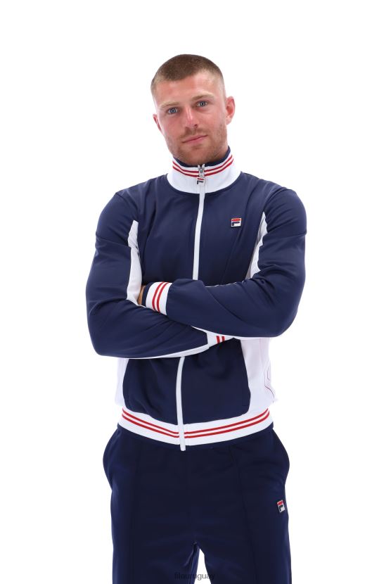 FILA manne settanta inspirado moda zip top fila 6L8PR23312