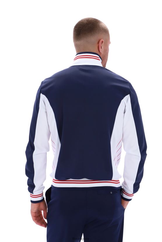 FILA manne settanta inspirado moda zip top fila 6L8PR23312