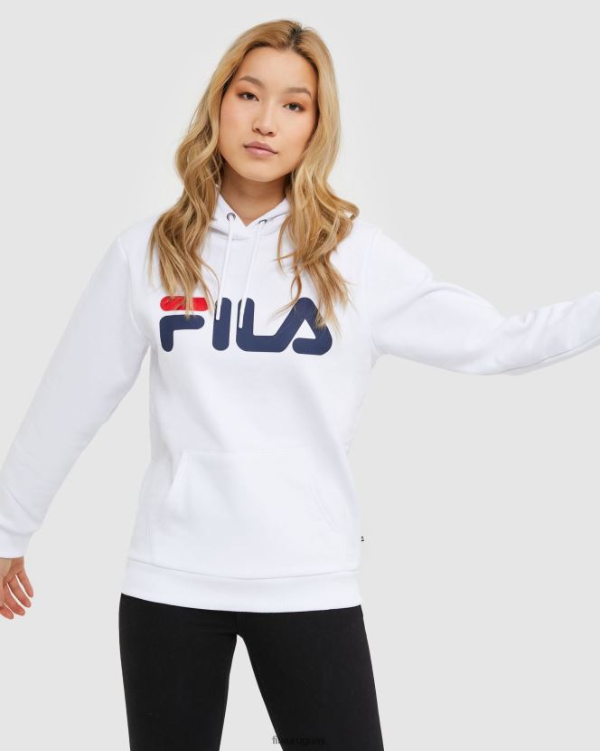 blanco FILA capucha fila unisex clasica blanca 6L8PR22496