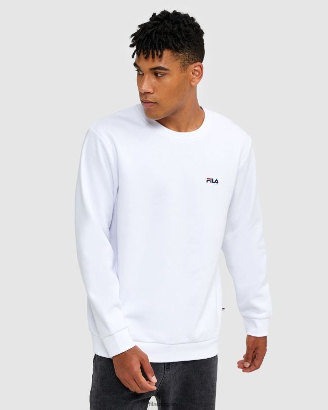 blanco FILA fila clasica blanca unisex crew 2 6L8PR22478