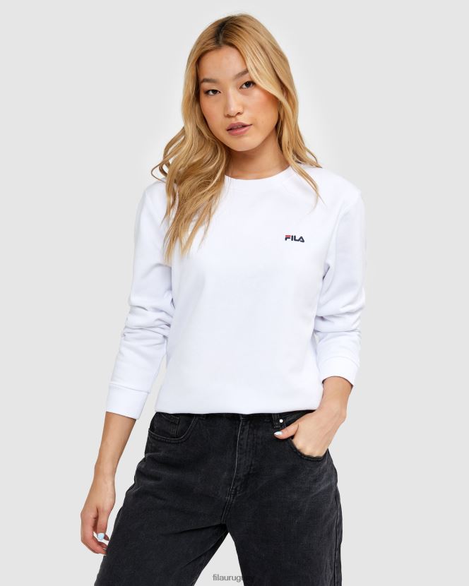 blanco FILA fila clasica blanca unisex crew 2 6L8PR22478