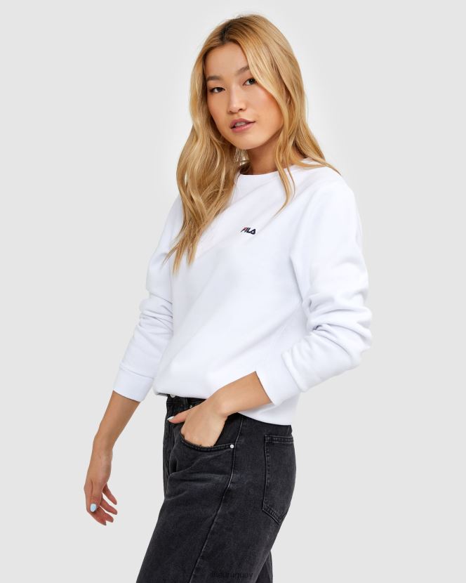 blanco FILA fila clasica blanca unisex crew 2 6L8PR22478