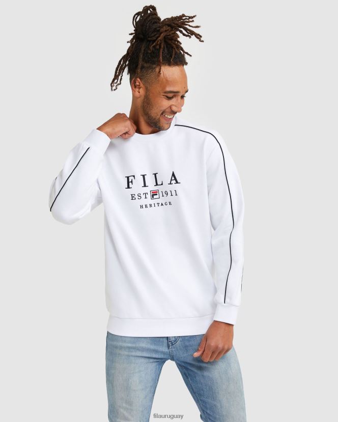 blanco FILA fila white unisex 6L8PR22590