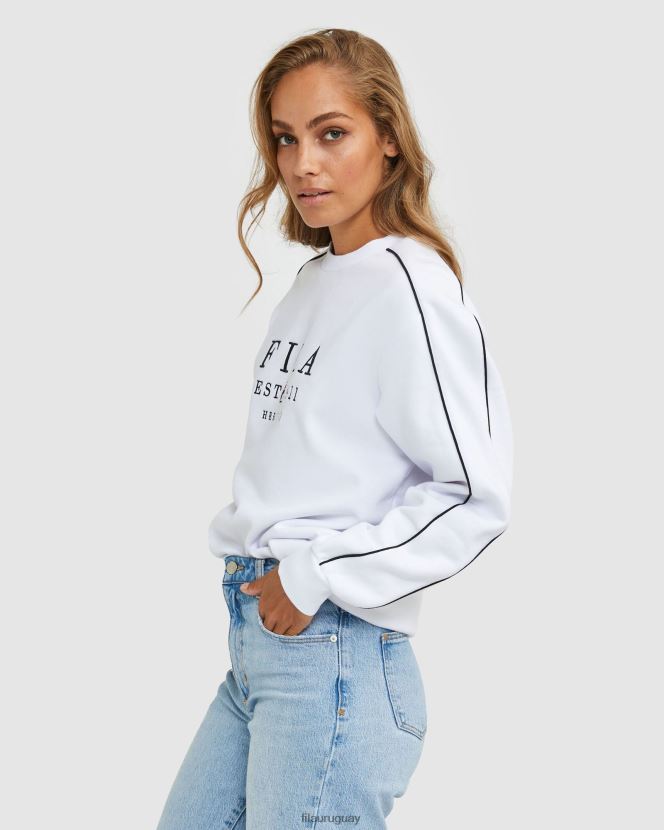 blanco FILA fila white unisex 6L8PR22590