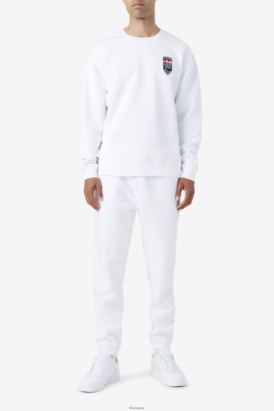 blanco FILA sudadera fila 2pac polar blanca 6L8PR2513