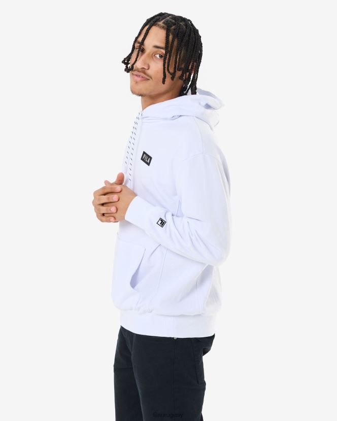 blanco FILA sudadera fila blanca unisex arlo 6L8PR22622