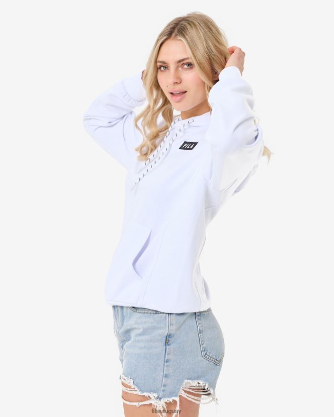 blanco FILA sudadera fila blanca unisex arlo 6L8PR22622