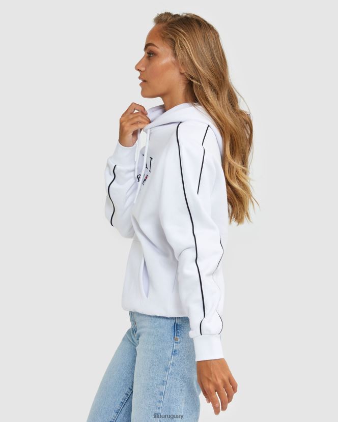 blanco FILA sudadera fila unisex blanca 6L8PR22442