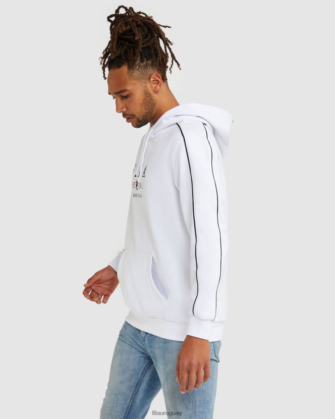 blanco FILA sudadera fila unisex blanca 6L8PR22442