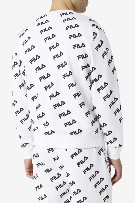 blanco negro FILA fila logo diagonal blanco/negro 6L8PR2468