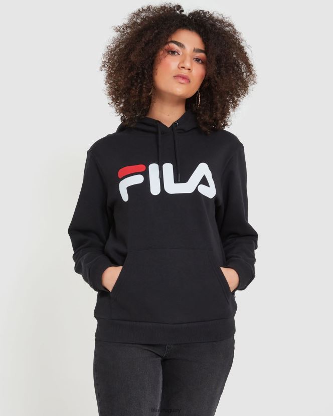 negro FILA capucha unisex clásica negra fila 6L8PR22466