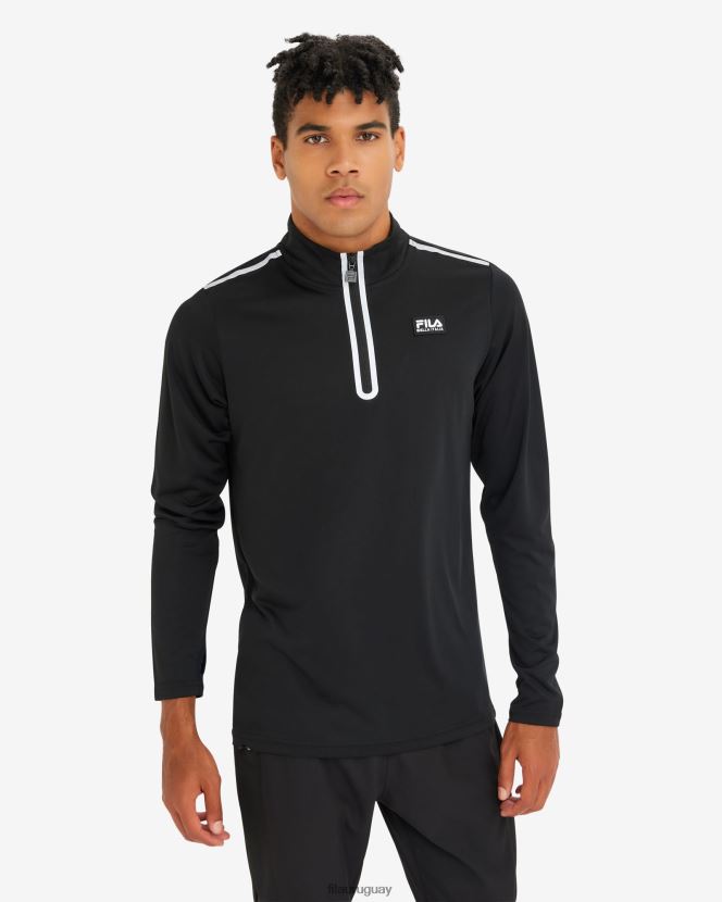 negro FILA fila luca qtr zip hombre negro 6L8PR22599