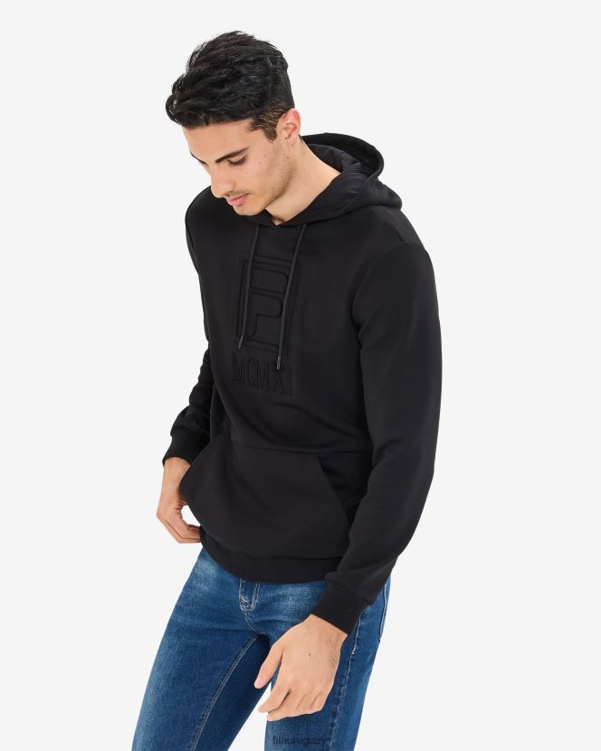 negro FILA sudadera fila dylan negra para hombre 6L8PR22607